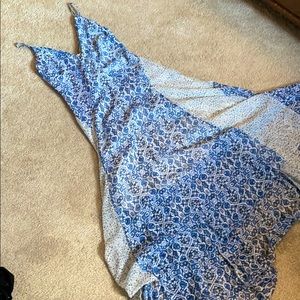 South Moon Maxi Dress blue floral XS